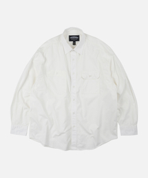 FRIZMWORKS（フリズムワークス）の「1920S CHAMBRAY WORK SHIRT _ WHITE（シャツ/ブラウス）」