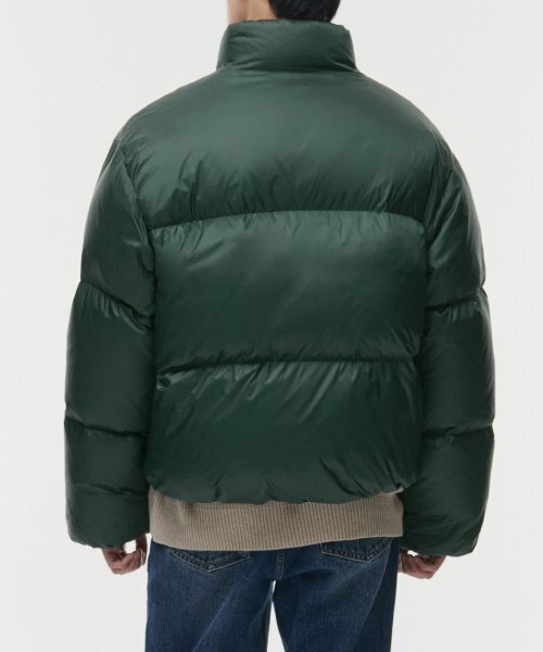 MUSINSA STANDARD（ムシンサスタンダード）の「リップストップダウンプファーショートパディングジャケット[レーシンググリーン]（ダウンジャケット/コート・メンズ・その他・SMALL/MEDIUM/LARGE）」の3枚目の写真