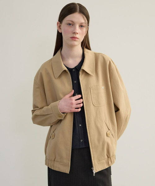TTUDEMENT(トュードメント)の「CLASSIC COTTON BLOUSON BEIGE(ブルゾン・レディース・その他・FREE)」の2枚目の写真