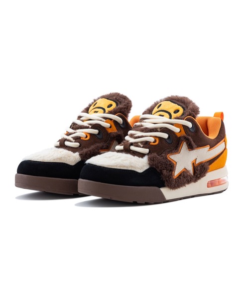 A BATHING APE(アベイシングエイプ)の「BAPE FLIP STA #3(スニーカー・メンズ・ブラウン/ブラック・12/10/8.5/8/9/7/9.5/11)」の2枚目の写真