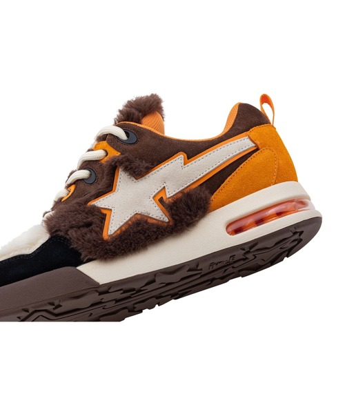 A BATHING APE(アベイシングエイプ)の「BAPE FLIP STA #3(スニーカー・メンズ・ブラウン/ブラック・12/10/8.5/8/9/7/9.5/11)」の10枚目の写真