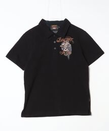 VANSON（ヴァンソン）の「刺繍半袖ポロシャツ（ポロシャツ）」