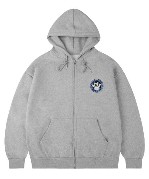 UNISEX — Big Line Beavers Mayl Wappen Furod Jip Up, цвет серый