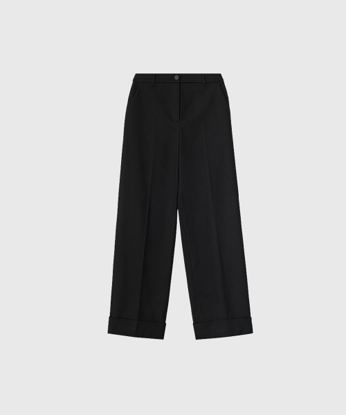 LOOKAST(ルックキャスト)の「ジェインストレートカブラ起毛パンツ_ブラック / JEIN STRAIGHT CABRA GIMO PANTS_BLACK(その他パンツ・レディース・ブラック・SMALL/MEDIUM)」の3枚目の写真