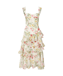 SINCETHEN（シンスゼン）の「フラワーガーデンロングワンピース（ワンピース）」