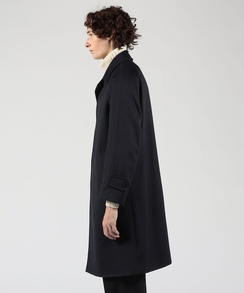 TOMORROWLAND （トゥモローランド）の「SUPER160’Sウール バルカラーコート（ステンカラーコート・メンズ・グレー系その他/ネイビー/カーキ・L/XS/S/M）」の12枚目の写真