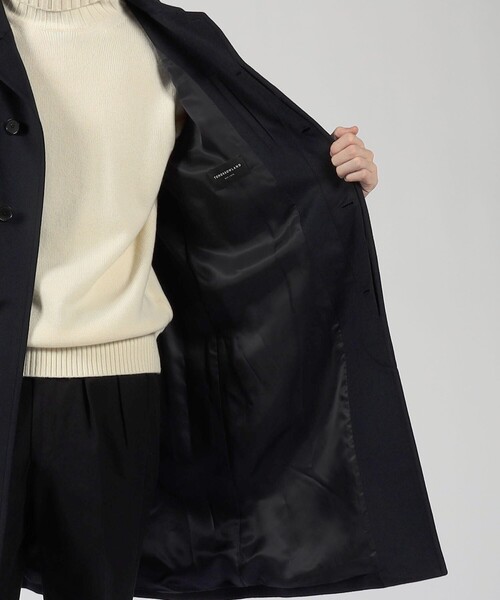 TOMORROWLAND （トゥモローランド）の「SUPER160’Sウール バルカラーコート（ステンカラーコート・メンズ・グレー系その他/ネイビー/カーキ・L/XS/S/M）」の14枚目の写真