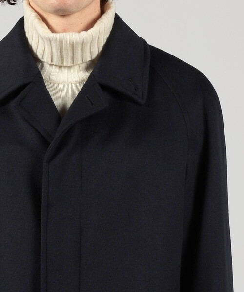 TOMORROWLAND （トゥモローランド）の「SUPER160’Sウール バルカラーコート（ステンカラーコート・メンズ・グレー系その他/ネイビー/カーキ・L/XS/S/M）」の15枚目の写真