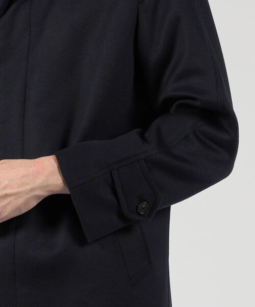 TOMORROWLAND （トゥモローランド）の「SUPER160’Sウール バルカラーコート（ステンカラーコート・メンズ・グレー系その他/ネイビー/カーキ・L/XS/S/M）」の16枚目の写真