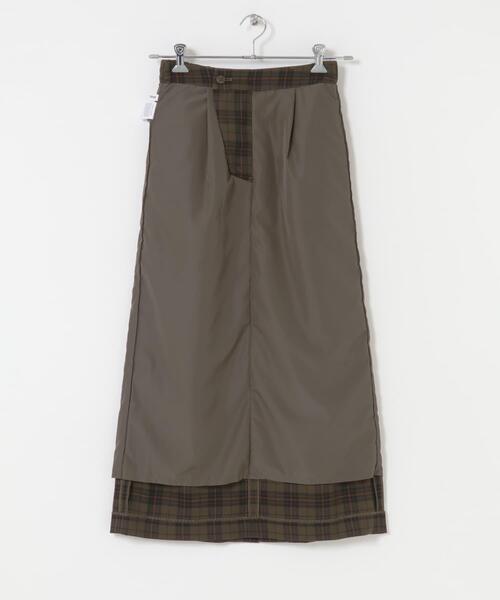 FORK&SPOON(フォークアンドスプーン)の「FORK&SPOON チェックストレートスカート(スカート・レディース・ベージュ系その他/ネイビー・1/2)」の15枚目の写真