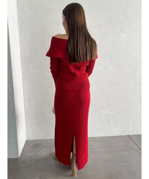 LAGUNAMOON（ラグナムーン）の「【POLO BCSコラボ】Iラインニットスカート（スカート・レディース・グレー/ネイビー/レッド・SMALL/MEDIUM）」の20枚目の写真