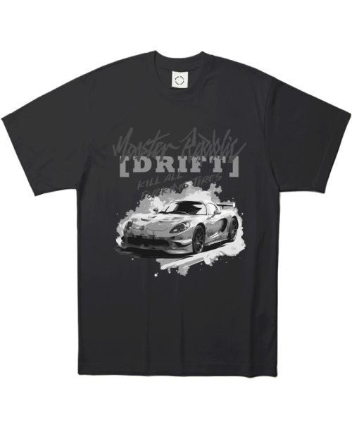 MONSTER REPUBLIC(モンスターリパブリック)の「ドリフトディグレイTシャツブラック(Tシャツ/カットソー・レディース・その他・LARGE/MEDIUM/SMALL/X-LARGE)」の1枚目の写真