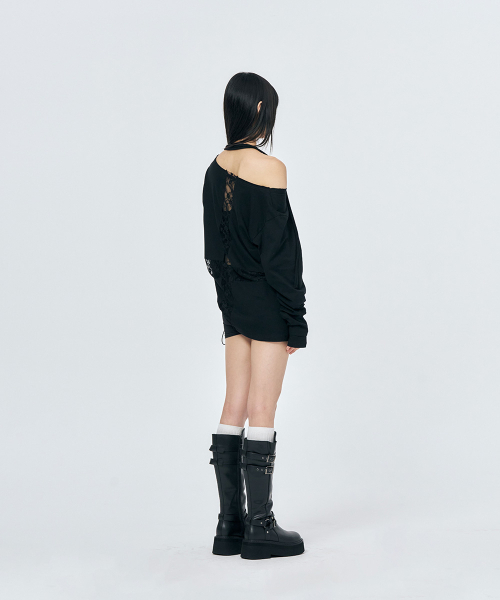 SCHISM INDUCING(スキズムインデューシング)の「GRAFFITI FLAG LS TEE BLACK(Tシャツ/カットソー・レディース・その他・OS)」の8枚目の写真