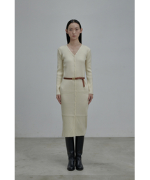 Leone Knit Dress - Cream