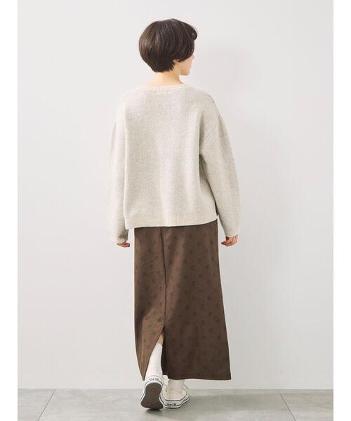 SM2（エスエムツー）の「ロゴニットプルオーバー（ニット/セーター・レディース・グレー/ブルー/チャコールグレー/キナリ/モカ・F）」の12枚目の写真