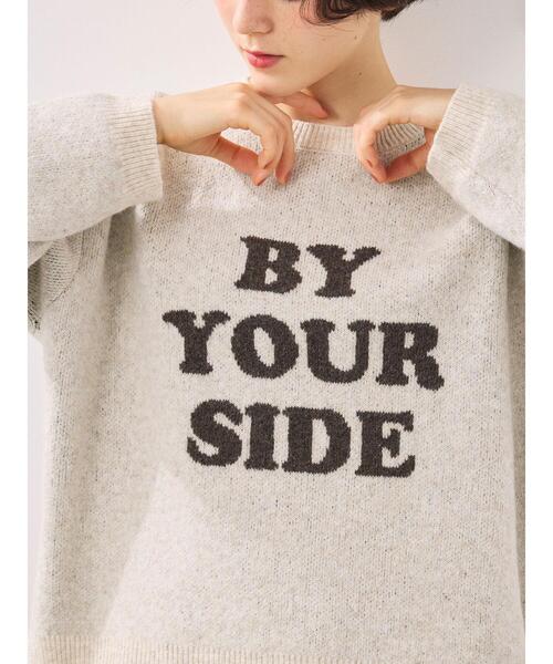 SM2（エスエムツー）の「ロゴニットプルオーバー（ニット/セーター・レディース・グレー/ブルー/チャコールグレー/キナリ/モカ・F）」の15枚目の写真