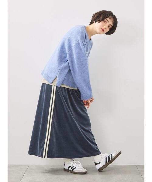 SM2（エスエムツー）の「ロゴニットプルオーバー（ニット/セーター・レディース・グレー/ブルー/チャコールグレー/キナリ/モカ・F）」の17枚目の写真