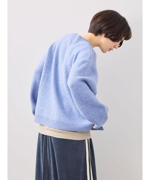 SM2（エスエムツー）の「ロゴニットプルオーバー（ニット/セーター・レディース・グレー/ブルー/チャコールグレー/キナリ/モカ・F）」の21枚目の写真