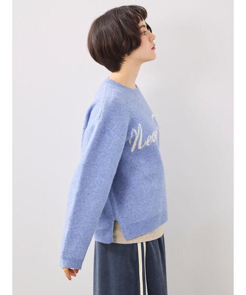 SM2（エスエムツー）の「ロゴニットプルオーバー（ニット/セーター・レディース・グレー/ブルー/チャコールグレー/キナリ/モカ・F）」の22枚目の写真