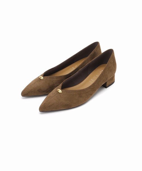 LE TALON（ルタロン）の「《追加》3cmVカットメタルパンプス（パンプス・レディース・レモンイエロー/キャメル/ブラック系その他・25.5cm/22.5cm/23.5cm/24.5cm/25cm/22cm/24cm/23cm）」の4枚目の写真