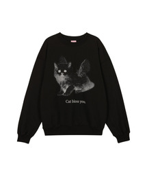 ITZAVIBE（イッザバイブ）の「CAT BLESS YOU MTM - BLACK（スウェット）」
