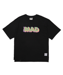Mad Oversized Short Sleeves T-Shirts Black