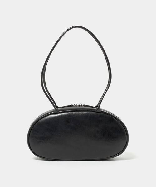 超美品 ROH.SEOUL ブラック レザーハンドバッグ ROHSEOUL ローソウル トートバッグ 通勤バッグ レディース 肩掛け 横型