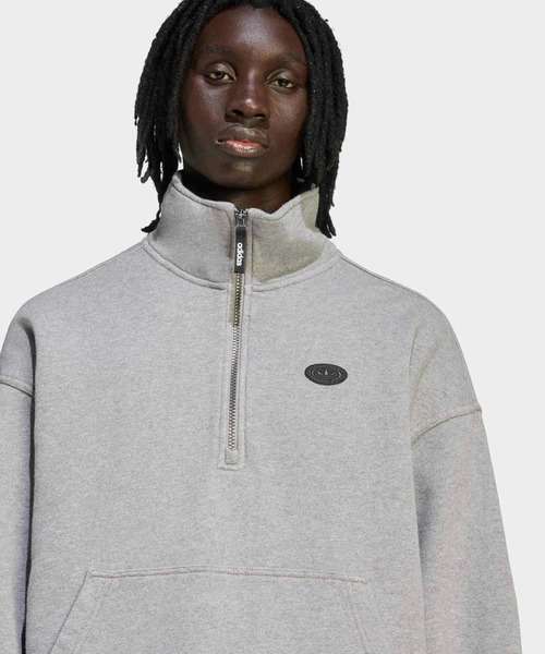 adidas（アディダス）の「GRAPHIC SWEAT / アディダスオリジナルス adidas Originals（パーカー・メンズ・パープル/グレー・XX-LARGE/3XL/LARGE/MEDIUM/SMALL/X-LARGE/X-SMALL）」の4枚目の写真