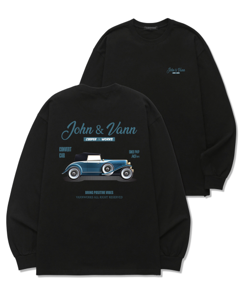 VANNWORKS(バンワークス)の「JOHN ロングスリーブ (VLS0094) ブラック(Tシャツ/カットソー・レディース・その他・X-LARGE/XX-LARGE/SMALL/MEDIUM/LARGE)」の4枚目の写真