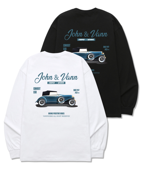 VANNWORKS(バンワークス)の「JOHN ロングスリーブ (VLS0094) ブラック(Tシャツ/カットソー・レディース・その他・X-LARGE/XX-LARGE/SMALL/MEDIUM/LARGE)」の5枚目の写真
