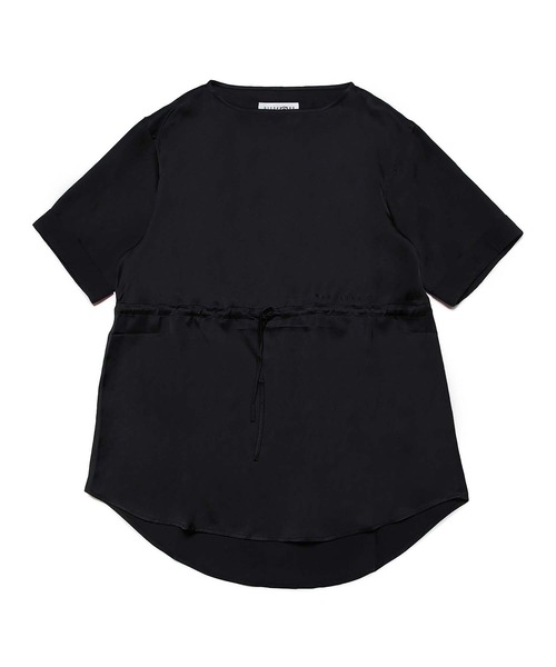 MM6 Maison Margiela（ｴﾑｴﾑｼｯｸｽ ﾒｿﾞﾝ ﾏﾙｼﾞｪﾗ）の「MM6 Maison Margiela(エムエムシックス メゾン マルジェラ)Kids & Junior 半袖ワンピース（ワンピース・キッズ・ブラック・14Y/10Y/12Y）」の2枚目の写真