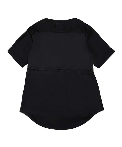 MM6 Maison Margiela（ｴﾑｴﾑｼｯｸｽ ﾒｿﾞﾝ ﾏﾙｼﾞｪﾗ）の「MM6 Maison Margiela(エムエムシックス メゾン マルジェラ)Kids & Junior 半袖ワンピース（ワンピース・キッズ・ブラック・14Y/10Y/12Y）」の3枚目の写真