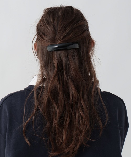 GEORGE'S(ジョージズ)の「アセチバレッタ(バレッタ/ヘアクリップ・レディース・ブラック/アイボリー/ダークブラウン・FREE)」の13枚目の写真