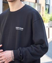MAISON CLUB | 【MAISON CLUB】ワンポイント刺繍スウェット LESS IS MORE(スウェット)