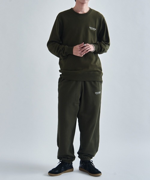 MAISON CLUB（メゾンクラブ）の「【MAISON CLUB】ワンポイント刺繍スウェット LESS IS MORE（スウェット・メンズ・ブラック/グレー/グリーン/ホワイト/ネイビー・M/L/2XL/XL）」の18枚目の写真