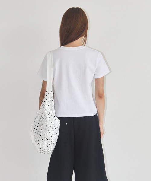 as you are（アズユーアー）の「◇ASYOUARE◇ブランド直輸入正規品/エンジェル ラッフル ビッグ ドット バッグ ANGEL RUFFLE BIG DOT BAG（ショルダーバッグ・レディース・ホワイト/ブラック・FREE）」の19枚目の写真