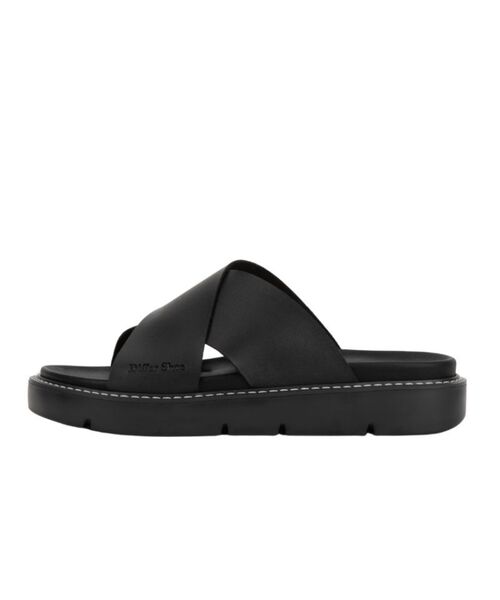DIFFERSHOE(ディファーシュー)の「エクソルレザーサンダル5CM(サンダル・メンズ・ブラック・28cm/25cm/26cm/27cm)」の1枚目の写真