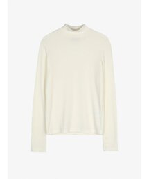 Lossy Half Neck Pola Knit [Cream]