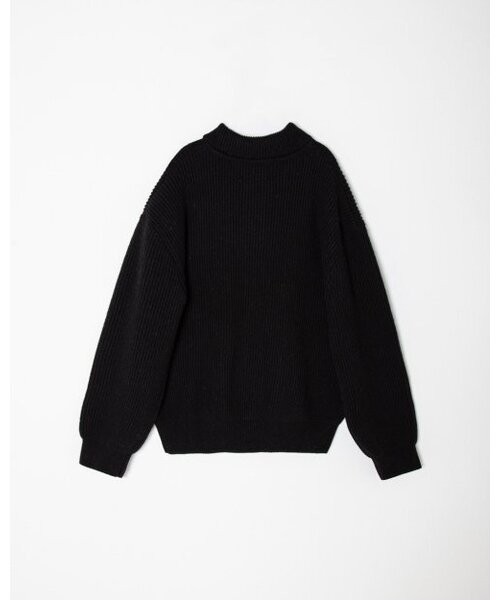 MATISSE THE CURATOR(マティスザキュレーター)の「ハーフジップニットブラック(ニット/セーター・メンズ・その他・3/2)」の3枚目の写真