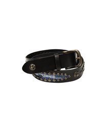 MEA（メア）の「STUD LEATHER BELT [BLACK]（ベルト）」