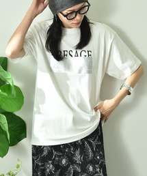 INTERPLANET | 【UV・接触冷感】箔プリント&ロゴ入りTシャツ(Tシャツ/カットソー)