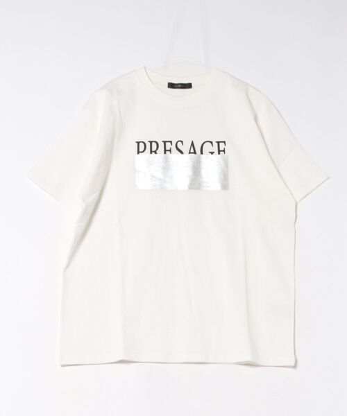 INTERPLANET(インタープラネット)の「【UV・接触冷感】箔プリント&ロゴ入りTシャツ(Tシャツ/カットソー・レディース・ライトベージュ/チャコールグレー/オフホワイト・FREE)」の11枚目の写真