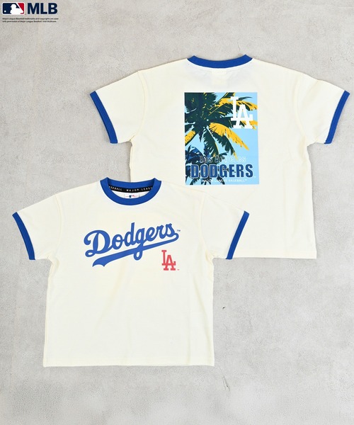 MLB(メジャーリーグベースボール)の「【MLB】別注プリントTシャツ(Tシャツ/カットソー・キッズ・ブラウン/チャコール/ネイビー/杢グレー/オフホワイト・100/80/110/90/130/120/150/140)」の7枚目の写真