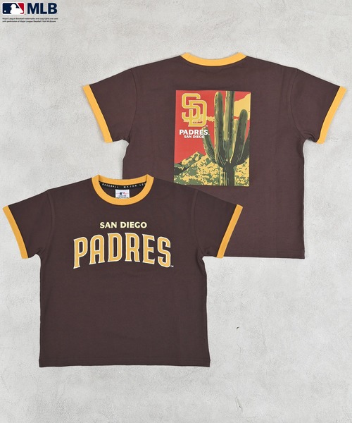 MLB(メジャーリーグベースボール)の「【MLB】別注プリントTシャツ(Tシャツ/カットソー・キッズ・ブラウン/チャコール/ネイビー/杢グレー/オフホワイト・100/80/110/90/130/120/150/140)」の11枚目の写真