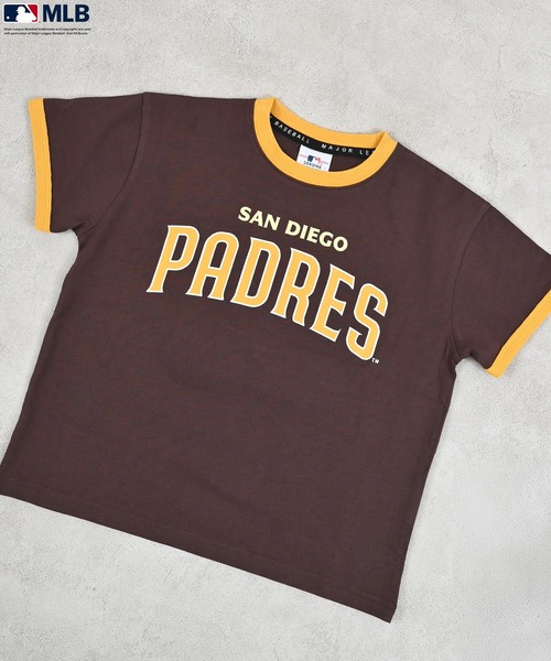 MLB(メジャーリーグベースボール)の「【MLB】別注プリントTシャツ(Tシャツ/カットソー・キッズ・ブラウン/チャコール/ネイビー/杢グレー/オフホワイト・100/80/110/90/130/120/150/140)」の12枚目の写真