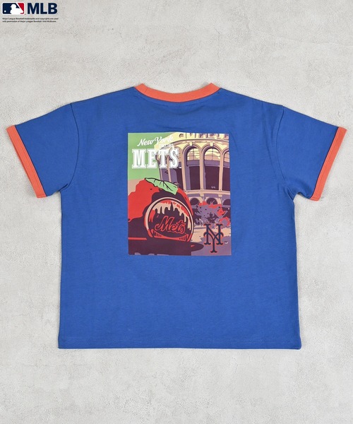 MLB(メジャーリーグベースボール)の「【MLB】別注プリントTシャツ(Tシャツ/カットソー・キッズ・ブラウン/チャコール/ネイビー/杢グレー/オフホワイト・100/80/110/90/130/120/150/140)」の21枚目の写真