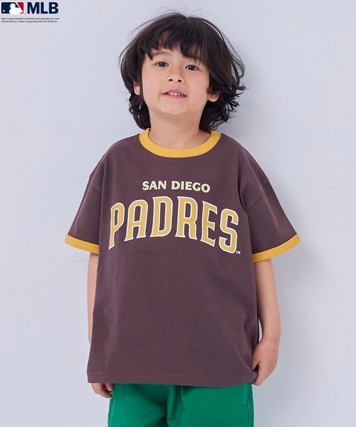 MLB(メジャーリーグベースボール)の「【MLB】別注プリントTシャツ(Tシャツ/カットソー・キッズ・ブラウン/チャコール/ネイビー/杢グレー/オフホワイト・100/80/110/90/130/120/150/140)」の13枚目の写真