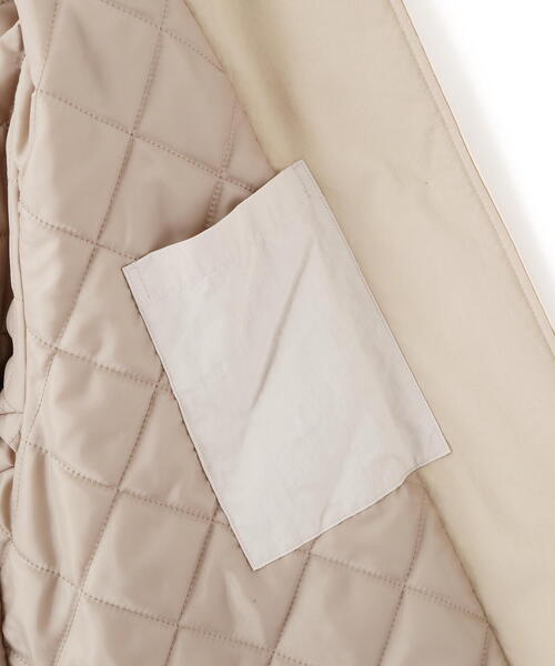 human woman（ヒューマンウーマン）の「◆中綿ブルゾン（ブルゾン・レディース・ベージュ/ブルー・MEDIUM）」の14枚目の写真