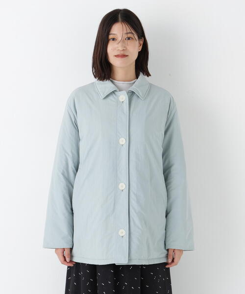 human woman（ヒューマンウーマン）の「◆中綿ブルゾン（ブルゾン・レディース・ベージュ/ブルー・MEDIUM）」の21枚目の写真