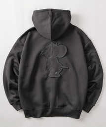 TOM&JERRY（トムアンドジェリー）の「【71】【TOM＆JERRY/トムとジェリー】リップルダンボール アップリケ サガラ刺繍 ジップパーカー/メンズ/レディース/ユニセックス（パーカー）」